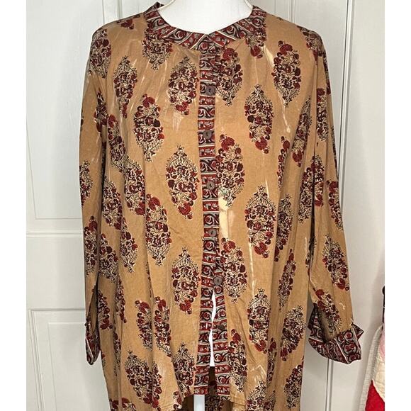 Jaded Gypsy Sunset Walk High/Low Kaftan. OSFM - Picture 2 of 6